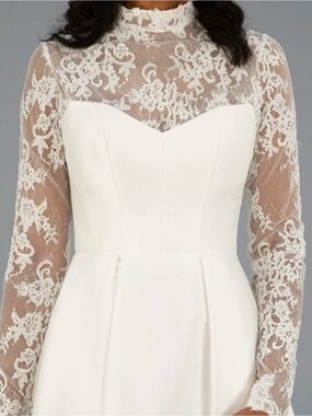Grace & goddess Presley lace bridal  topper size 12